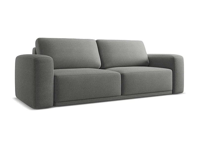 3-Sitzer Sofa mit Schlaffunktion - - Chenille - Elefant - KAILA