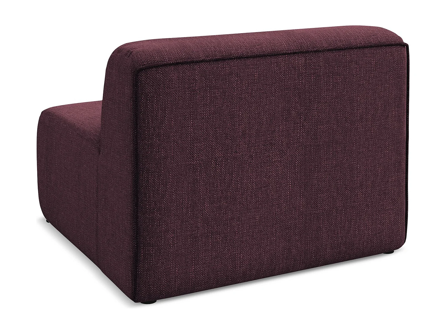 Modular - Mittelsofa - Chenille - Rotwein - EKAHI
