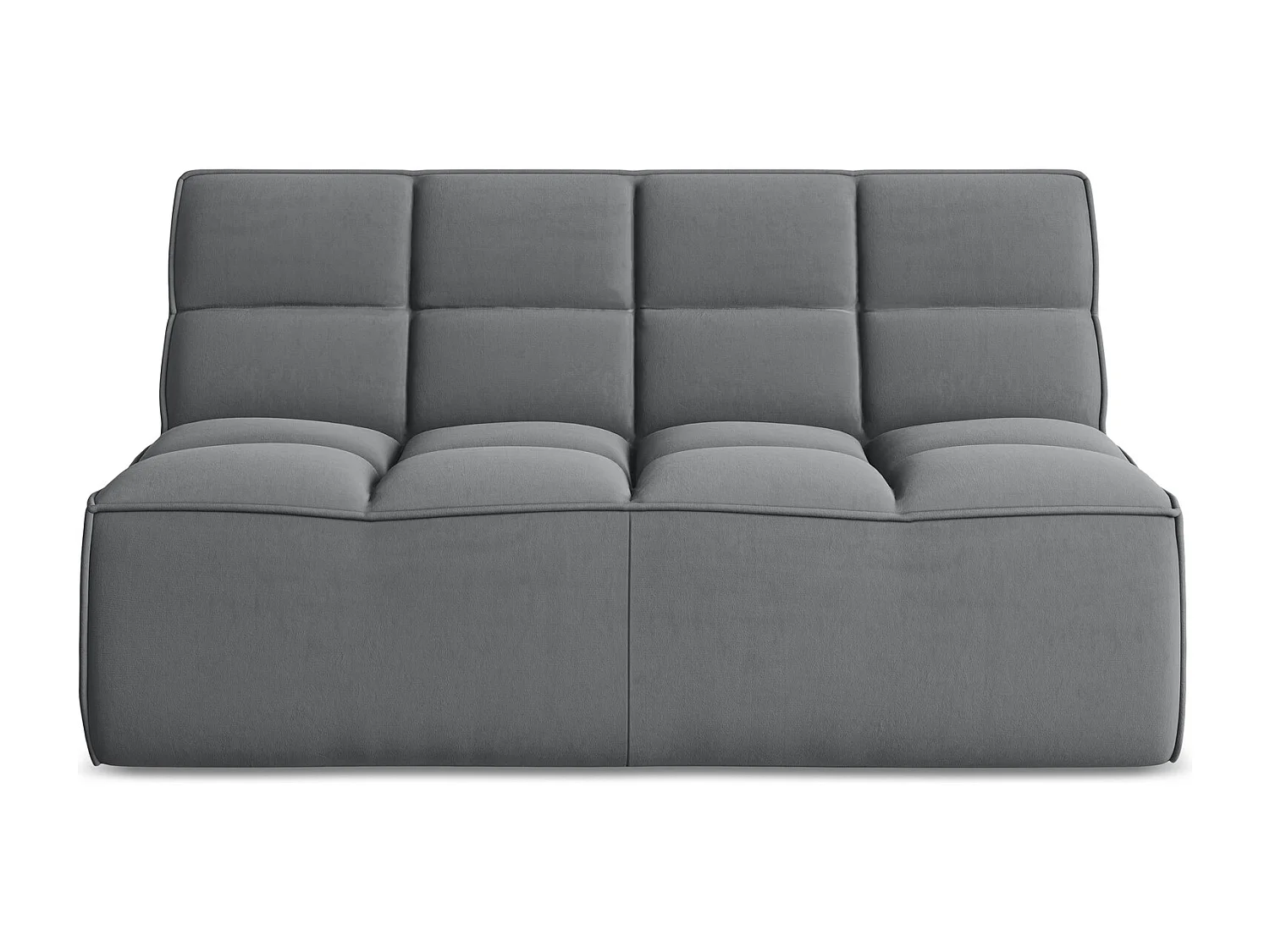 2-Sitzer Sofa - - Samt - Stahl - KALAI