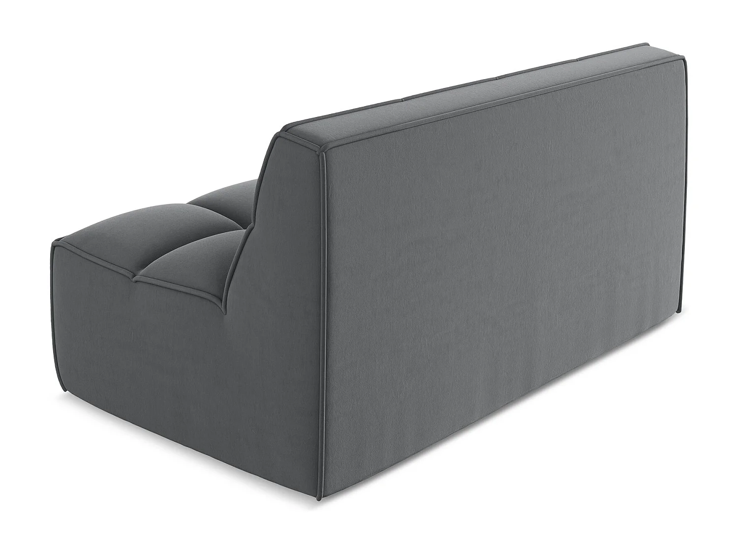 2-Sitzer Sofa - - Samt - Stahl - KALAI