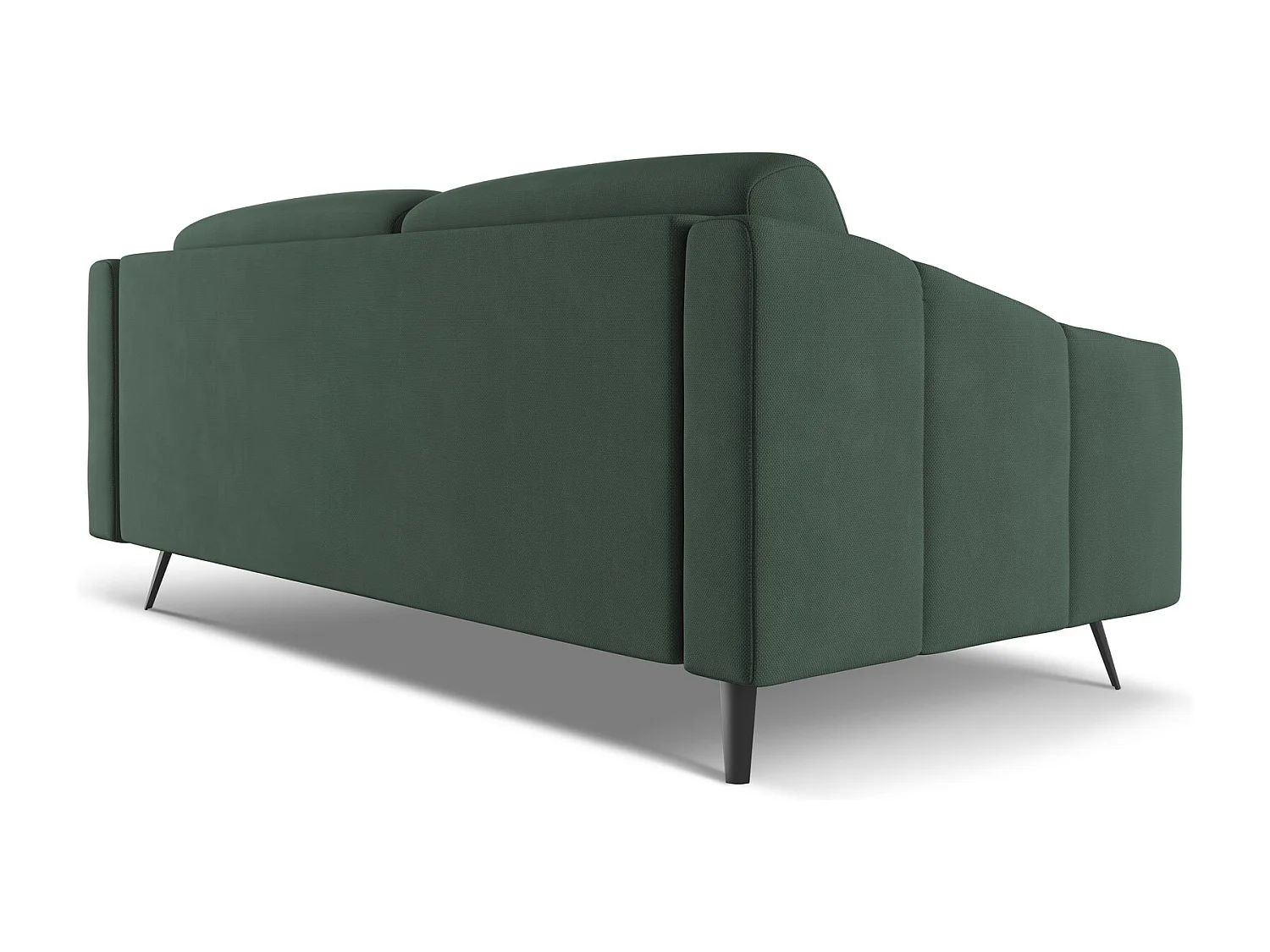 Driezitsbank van groente chenille stof - NALU