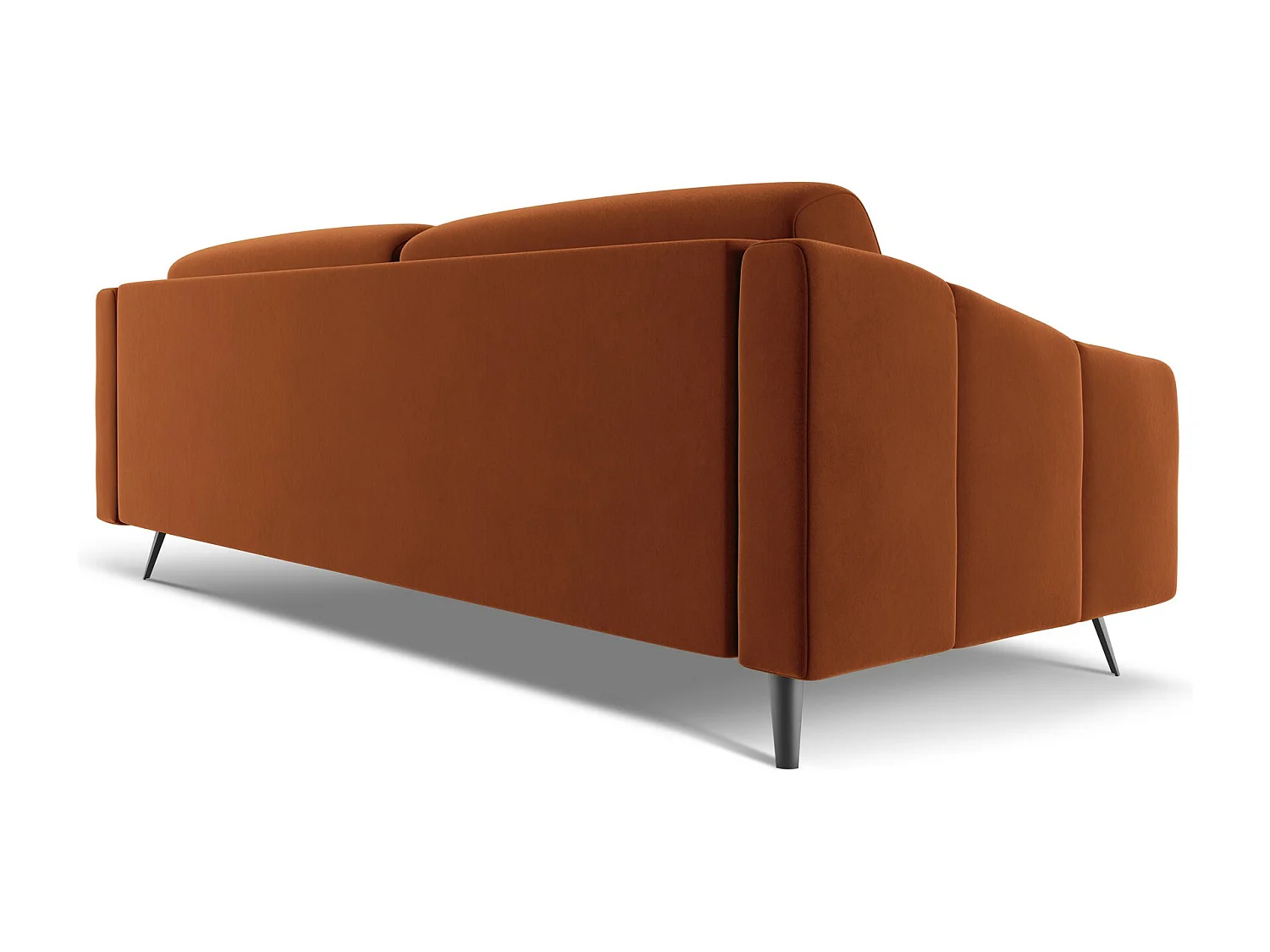 4-Sitzer Sofa - - Samt - Terrakotta - NALU