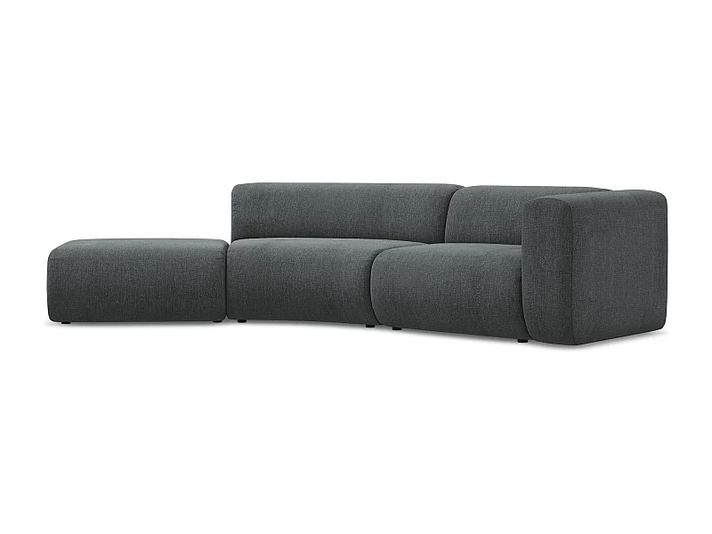 4-Sitzer Sofa Links - - Chenille - Graphit - EKAHI