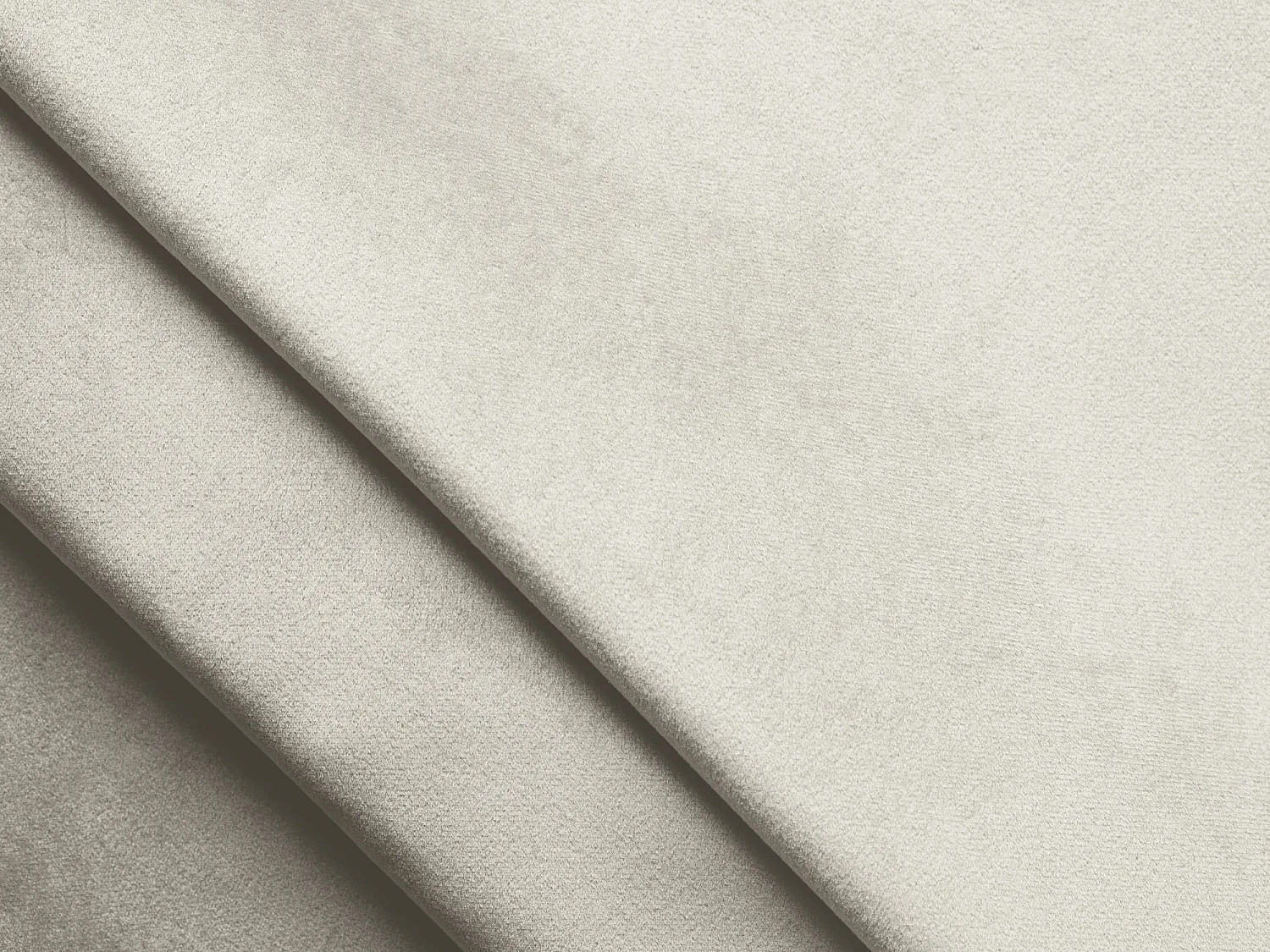 Canapé modulable 3 places en velours - beige clair - KALAI