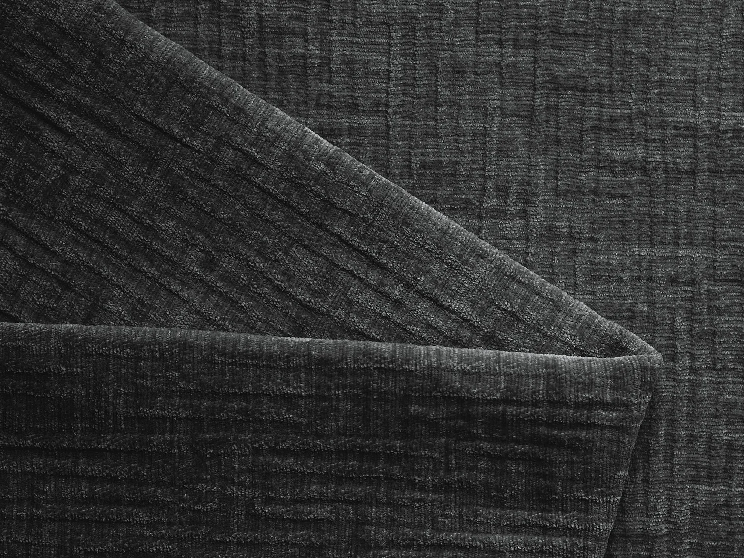 Module avec accoudoirs droit en tissu chenille - acier - AILANI