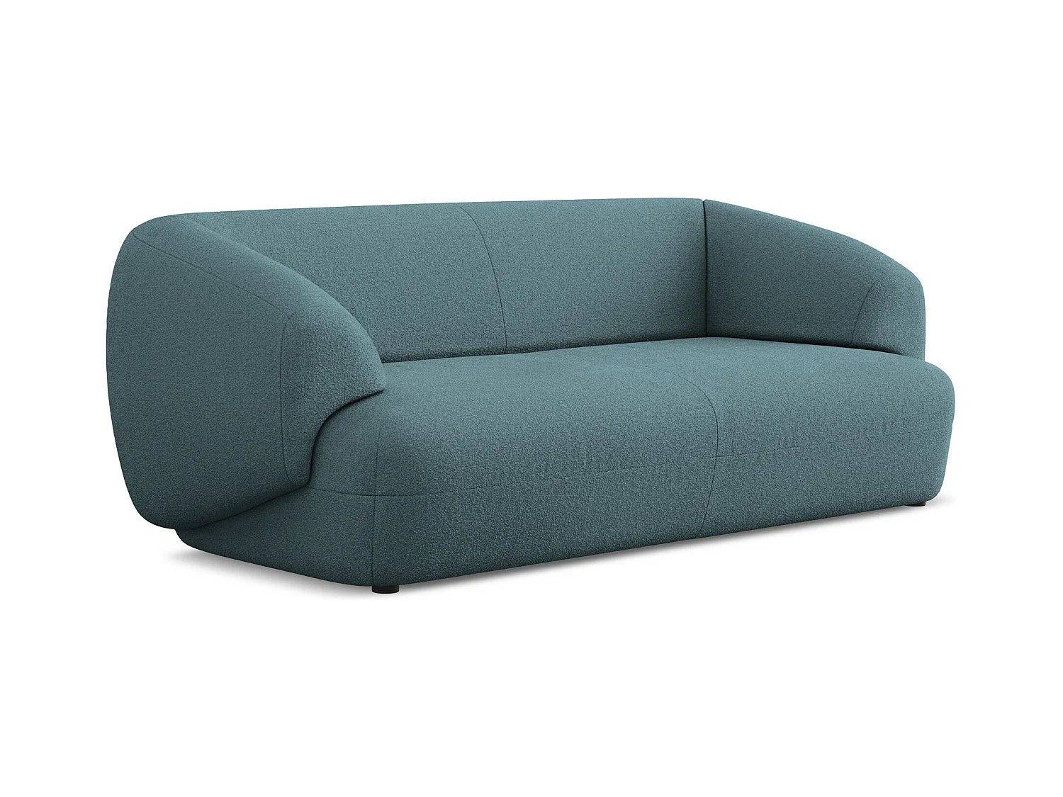 Driezitsbank van jeans bouclé - MOANA
