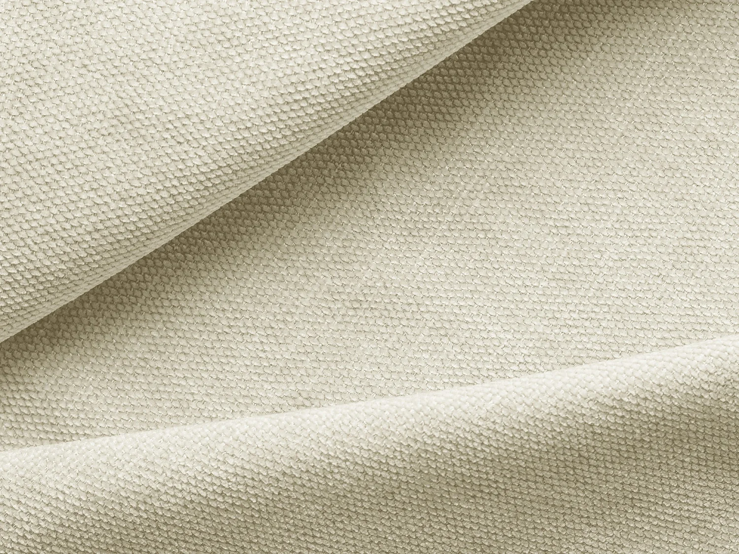 Canapé d'angle gauche en tissu chenille - beige - NALU