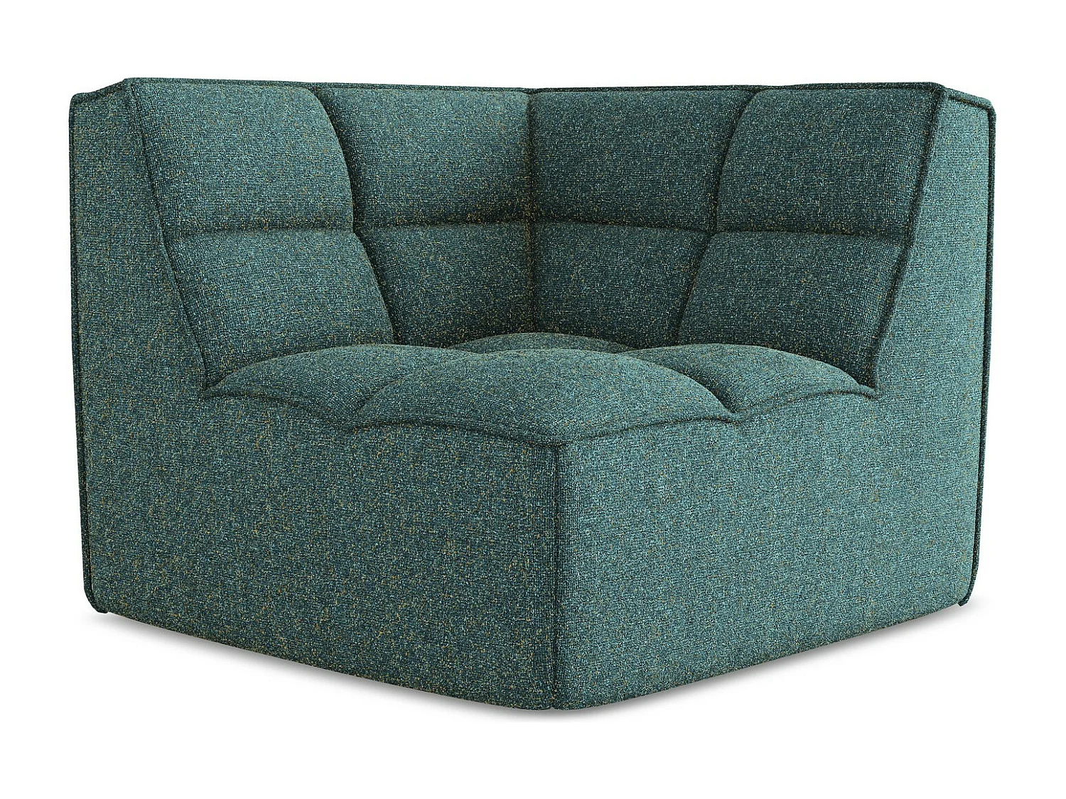 Modular - Ecksofa - Strukturstoff - Marine - KALAI