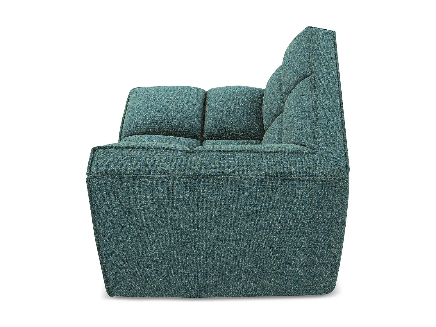 Modular - Ecksofa - Strukturstoff - Marine - KALAI
