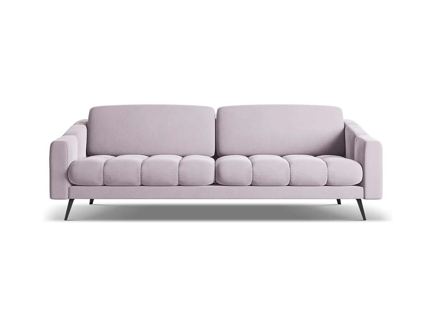 4-Sitzer Sofa - - Samt - Lavendel - NALU