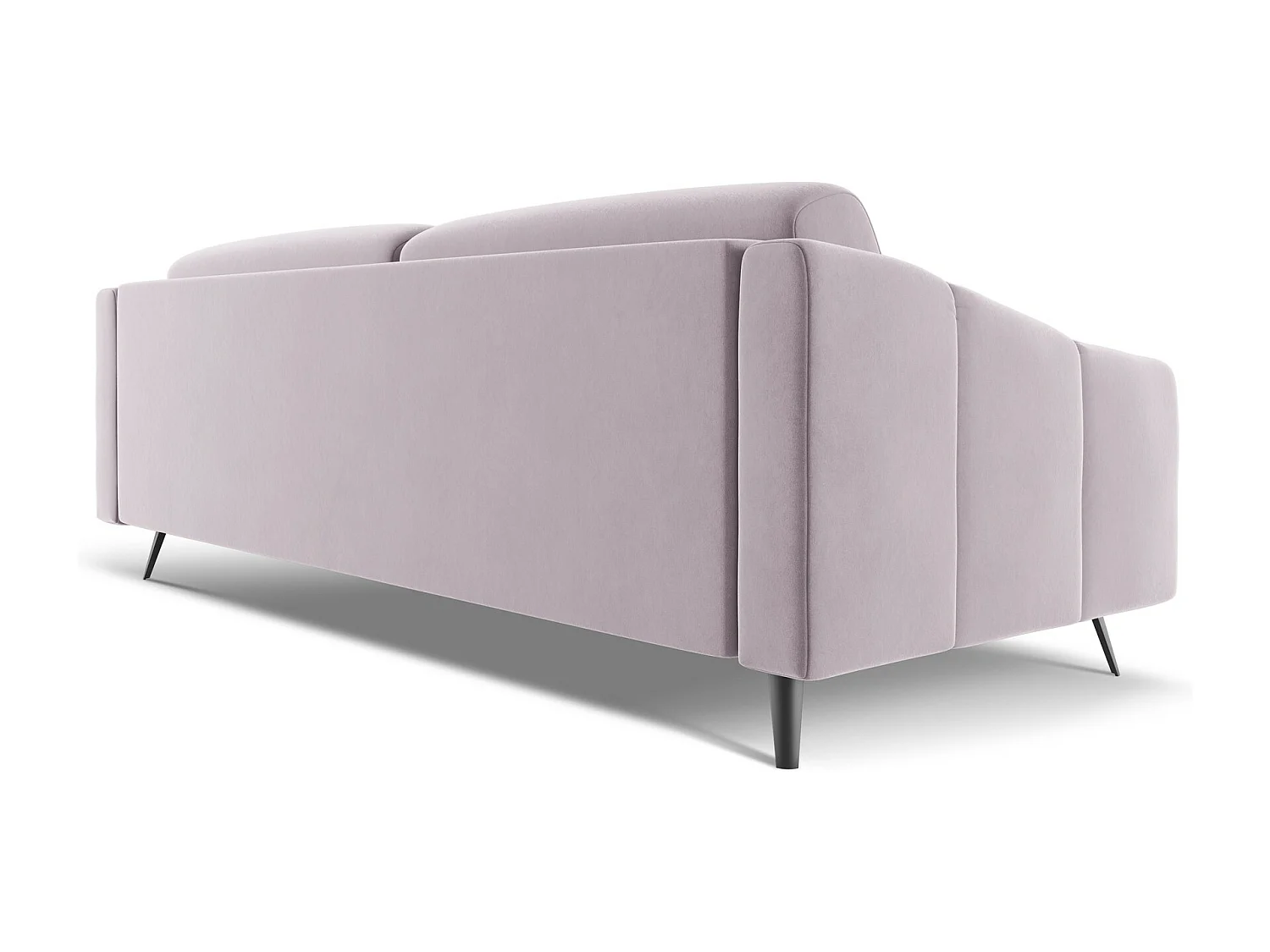 4-Sitzer Sofa - - Samt - Lavendel - NALU