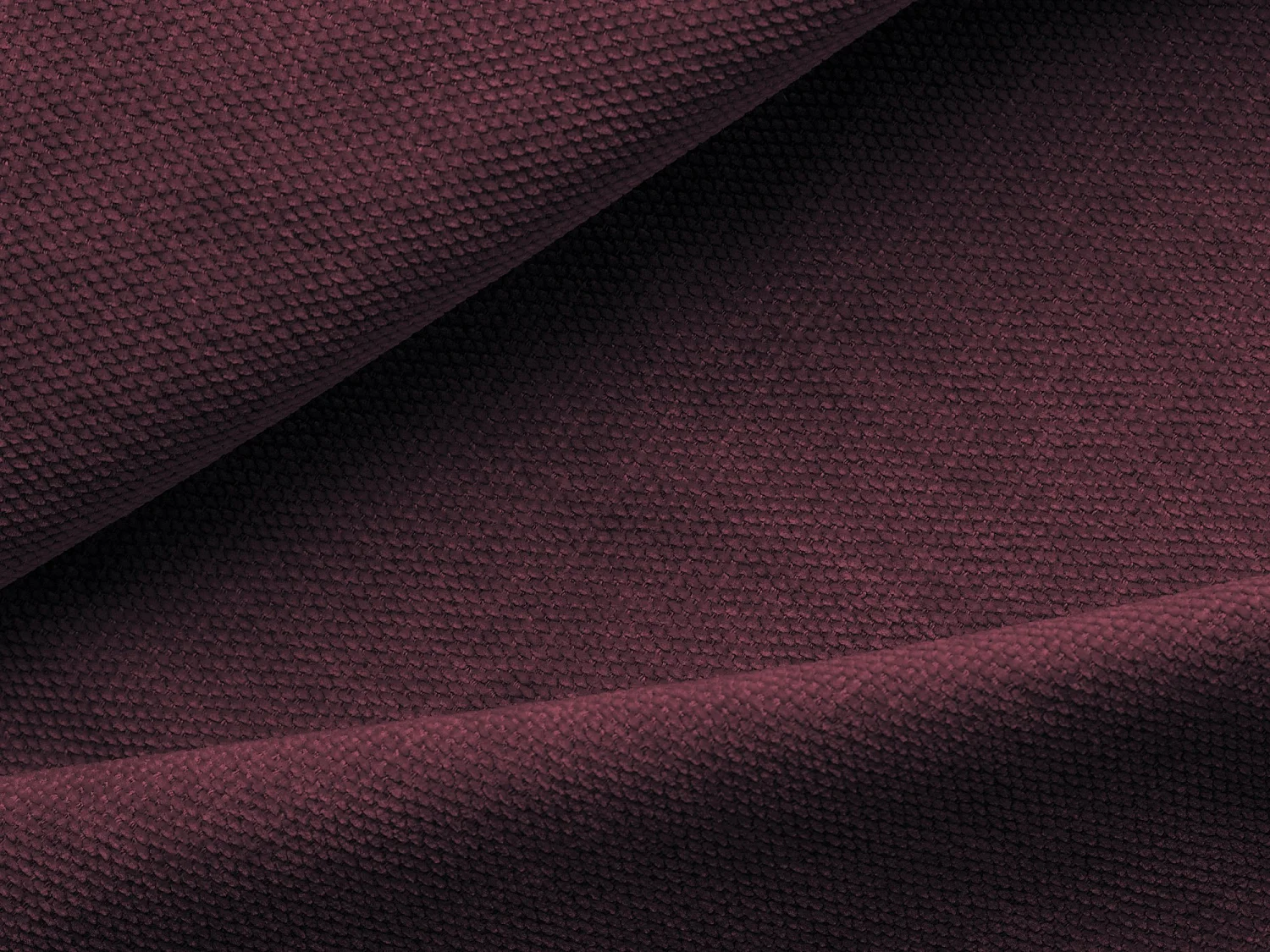 Canapé modulable 4 places droit en tissu chenille - bordeaux - EKAHI