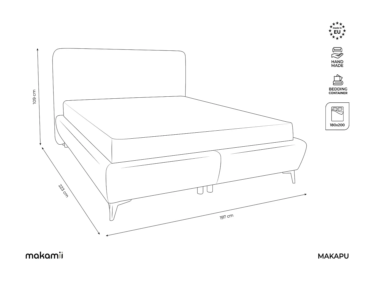 Módulo de sofá central em tecido chenille azeitona - AILANI