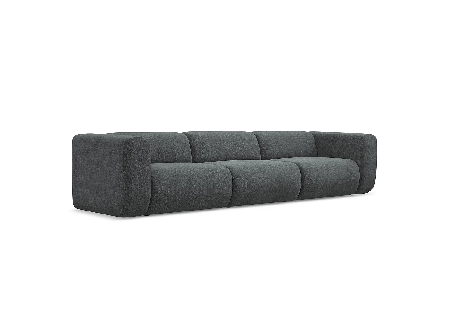 Modulares 4-Sitzer Sofa - - Chenille - Graphit - BARI