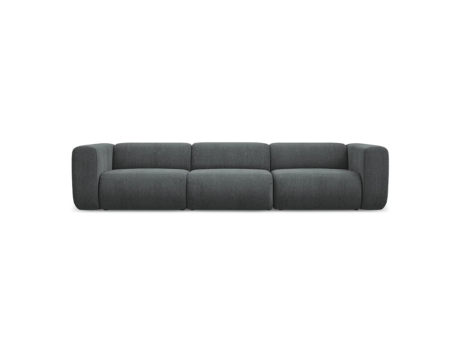 Modulares 4-Sitzer Sofa - - Chenille - Graphit - BARI