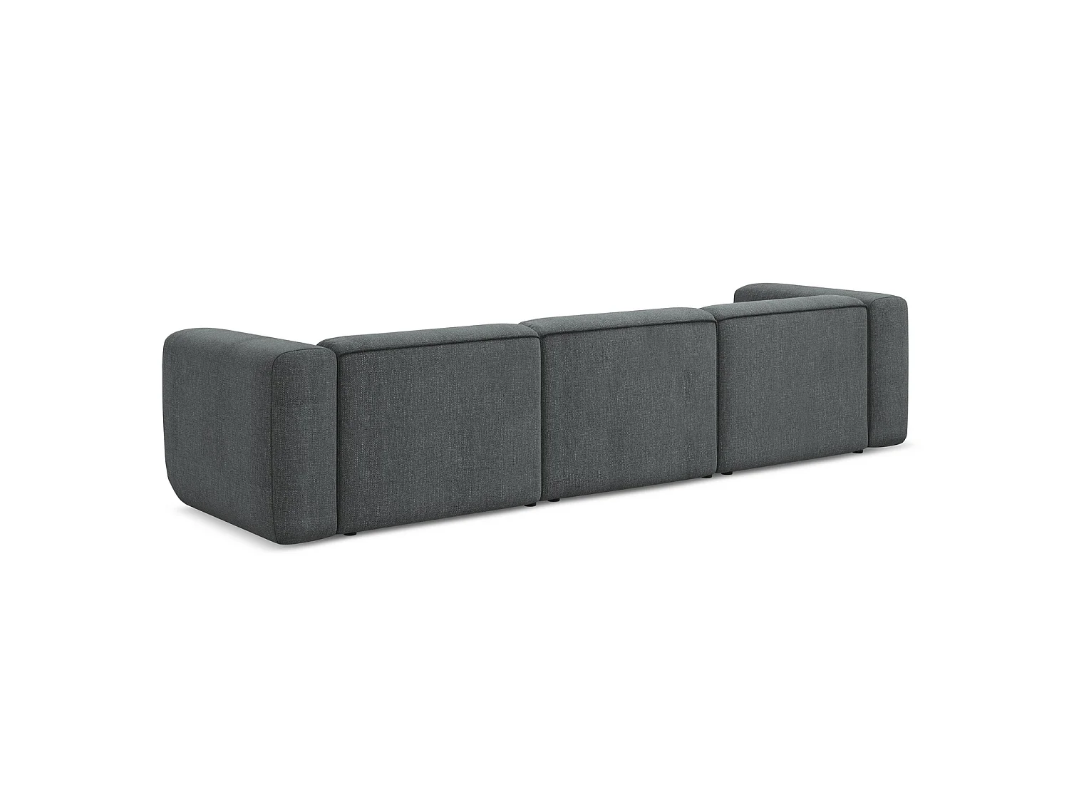 Modulares 4-Sitzer Sofa - - Chenille - Graphit - BARI