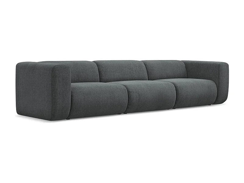 Modulares 4-Sitzer Sofa - - Chenille - Graphit - EKAHI