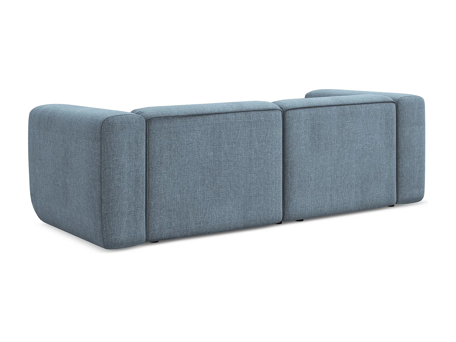 Modulares 3-Sitzer Sofa - - Chenille - Jeans - EKAHI