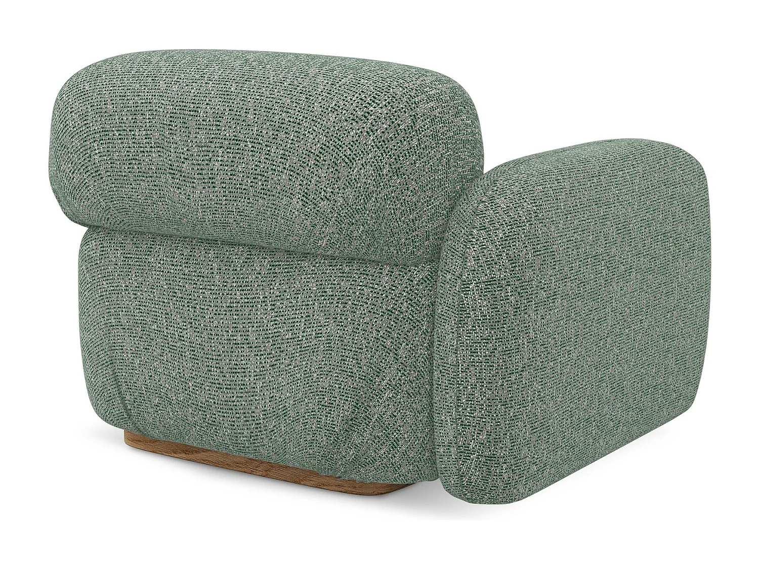 Modular - Eckteil mit Armlehne Links - Strukturstoff - Hellgrün - AILANI