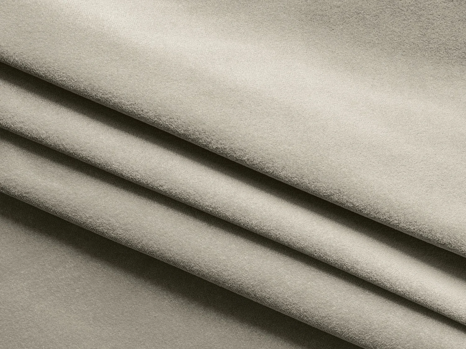 Kanapa 4-osobowa - z tkaniny welwetowej - perłowy - HOKU