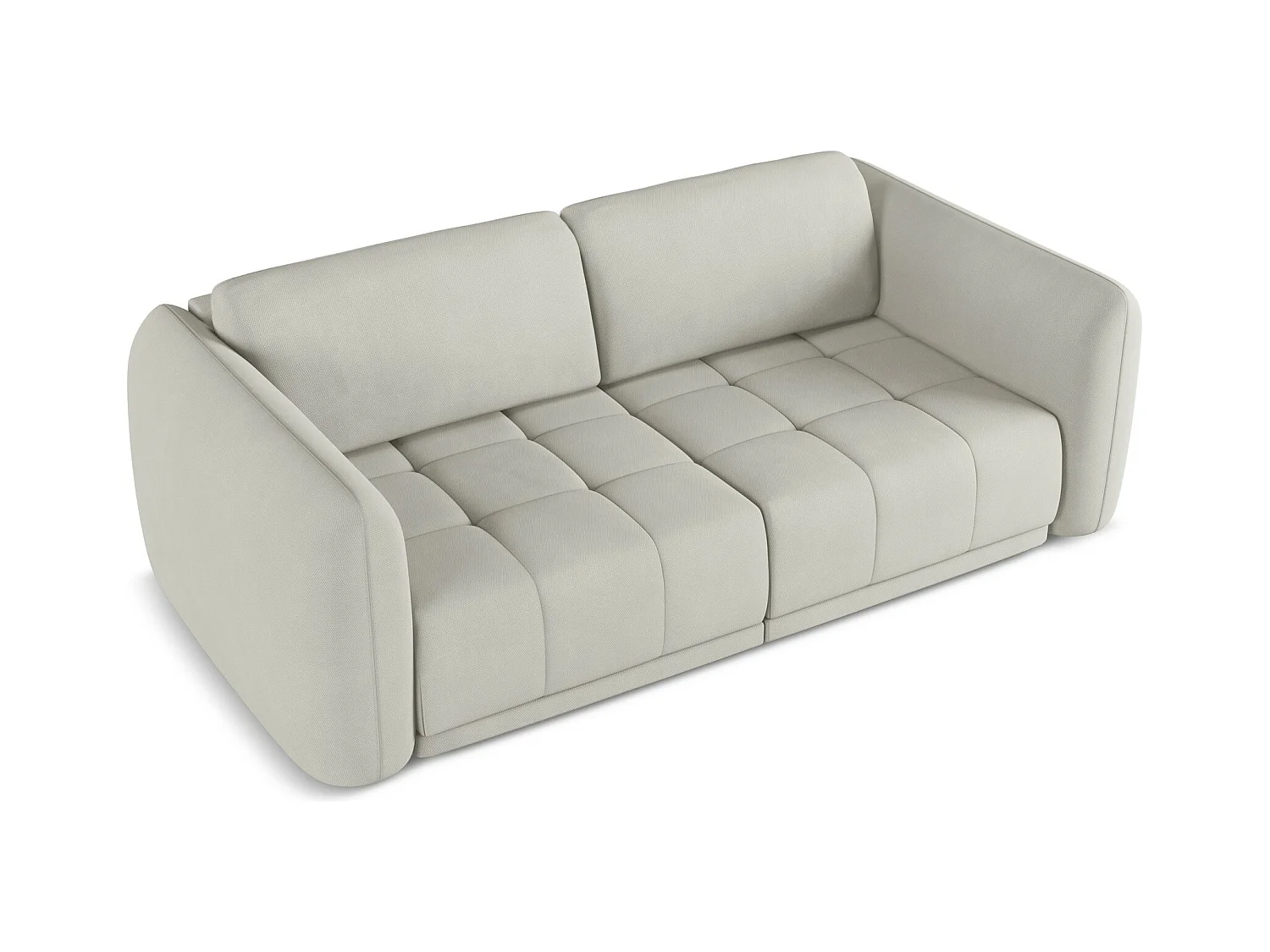 3-Sitzer Sofa - - Chenille - Beige - HOKU