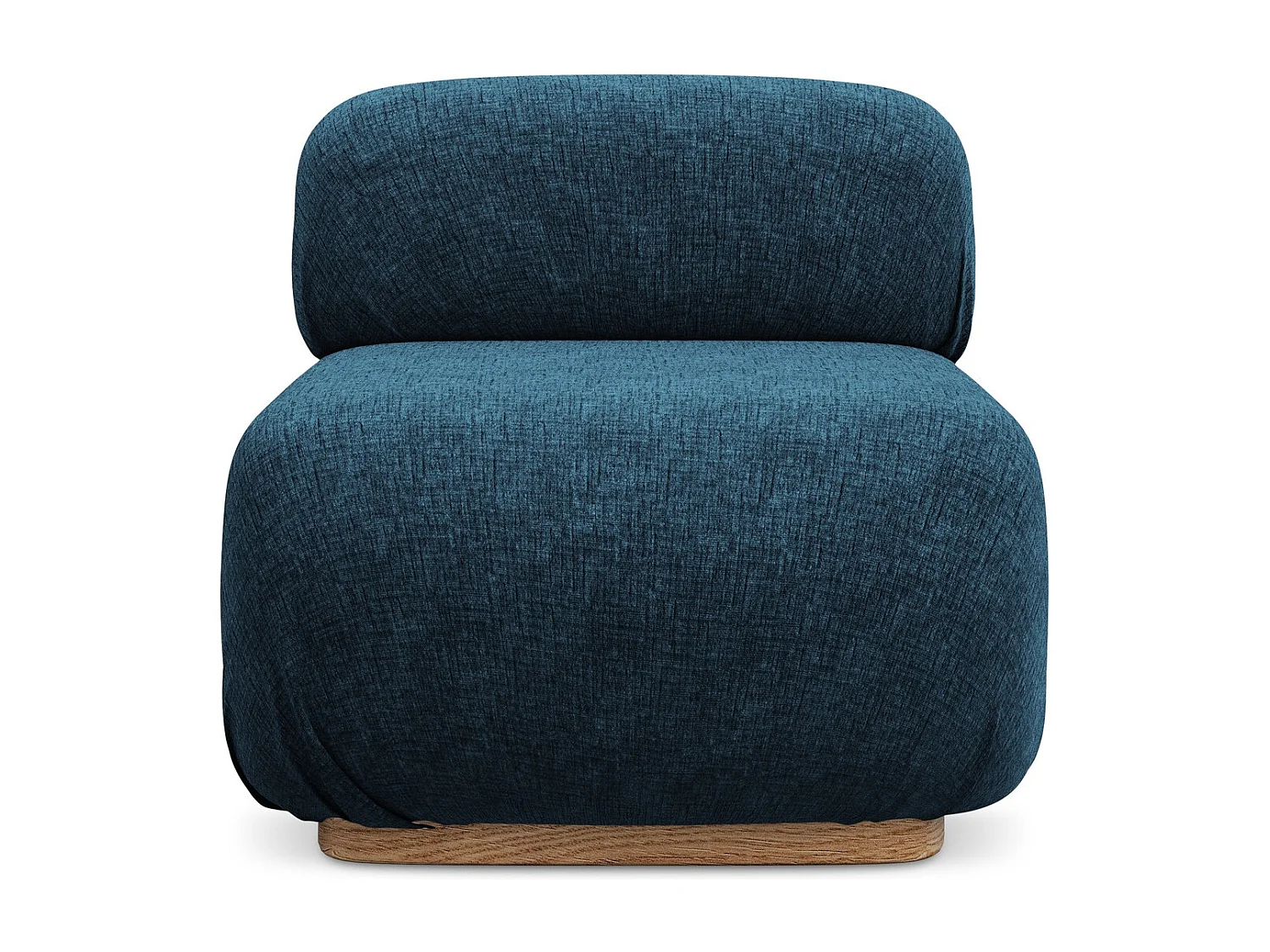 Moduł - z tkaniny szenilowej - królewski niebieski - AILANI