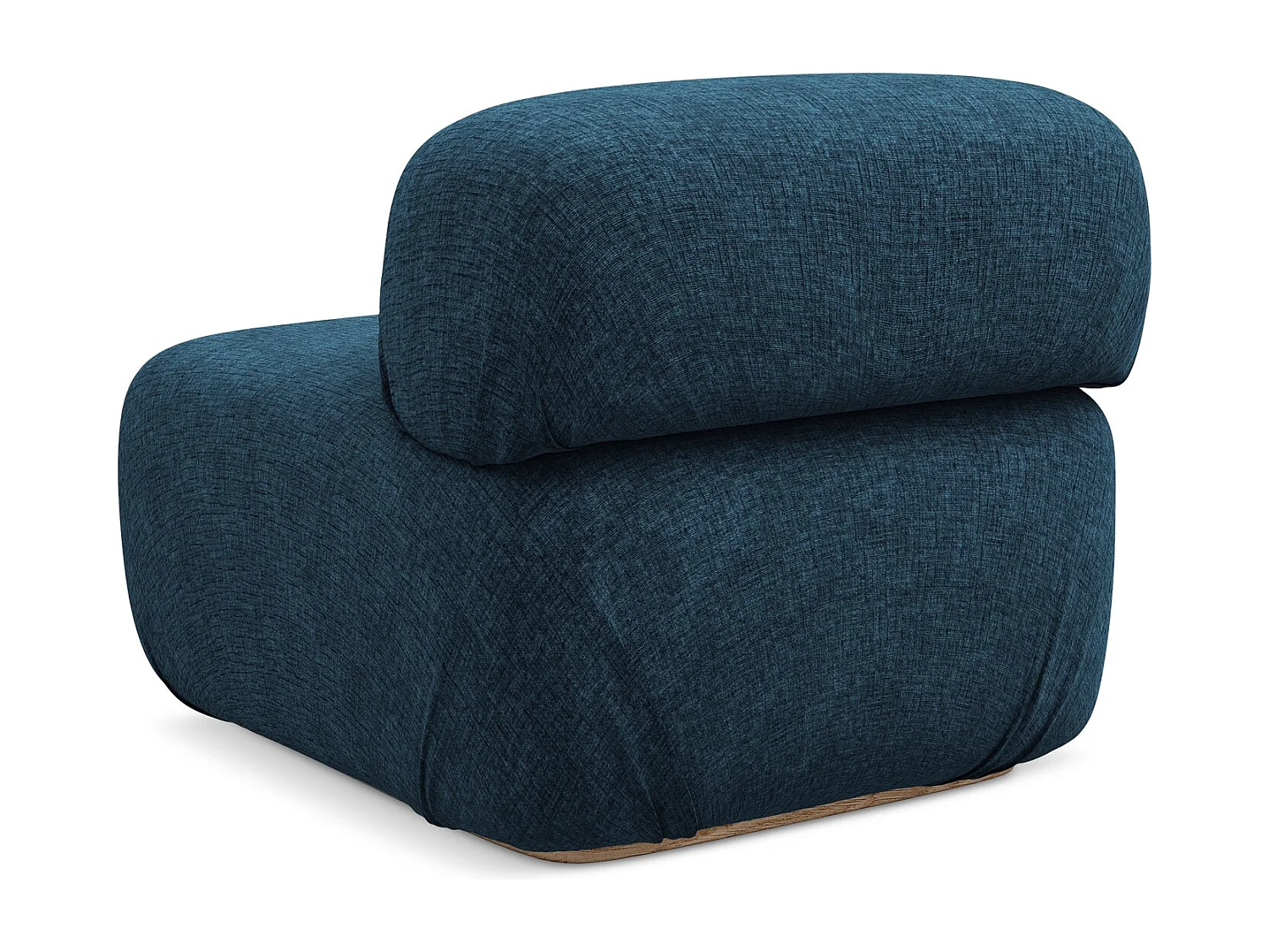 Moduł - z tkaniny szenilowej - królewski niebieski - AILANI