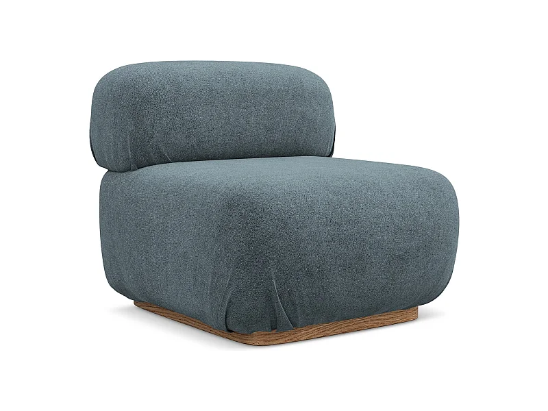 Modular - Mittelsofa - Bouclé - Jeans - AILANI