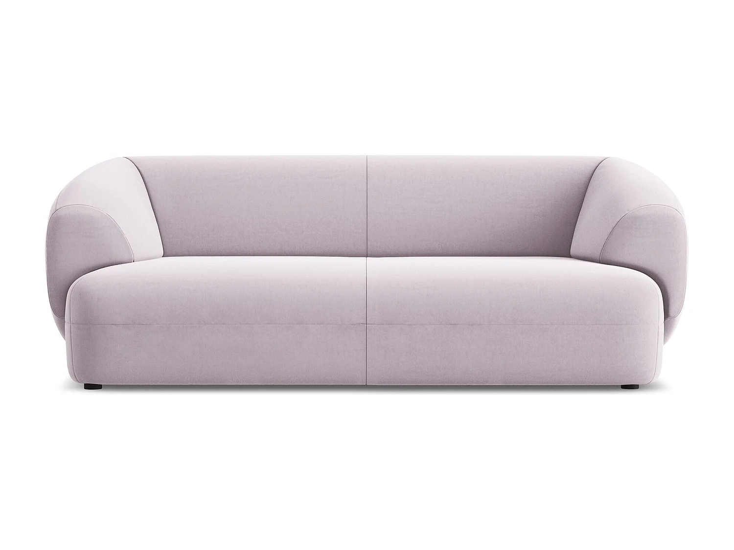 3-Sitzer Sofa - - Samt - Lavendel - MOANA