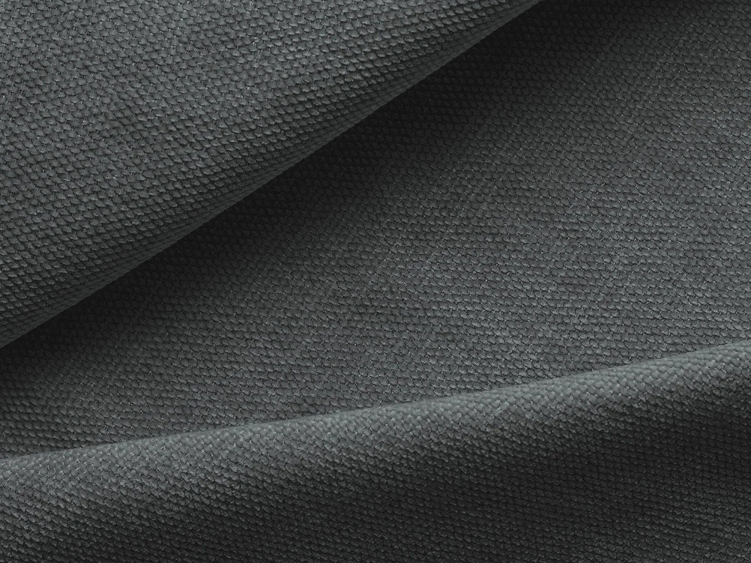 Canapé d'angle modulable en tissu chenille - graphite - EKAHI