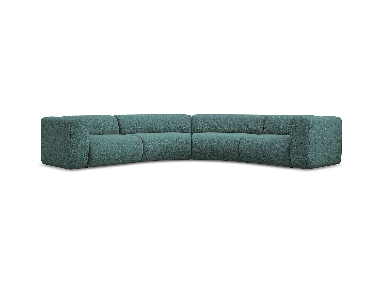 Modulaire hoekbank van marien textuurstof - EKAHI