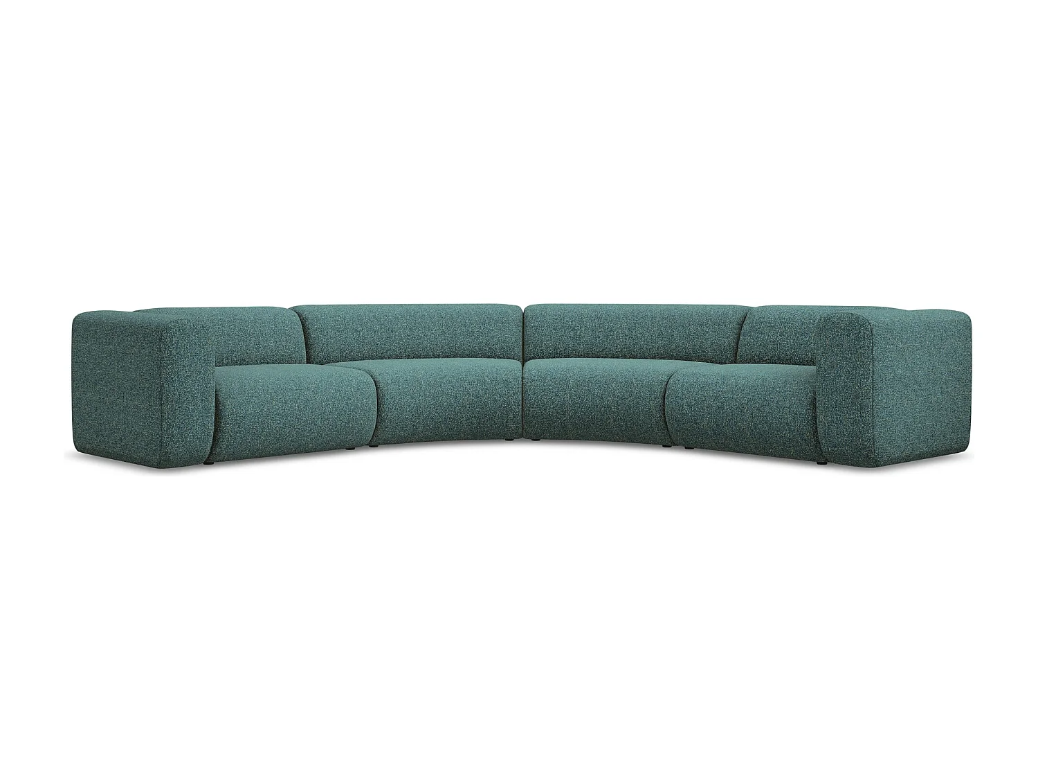 Modulaire hoekbank van marien textuurstof - EKAHI