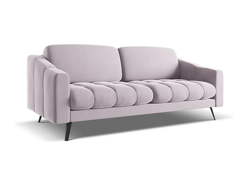 3-Sitzer Sofa - - Samt - Lavendel - NALU
