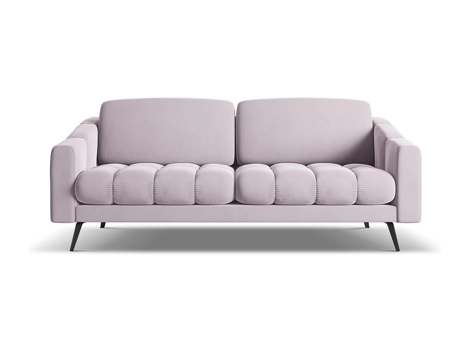 3-Sitzer Sofa - - Samt - Lavendel - NALU