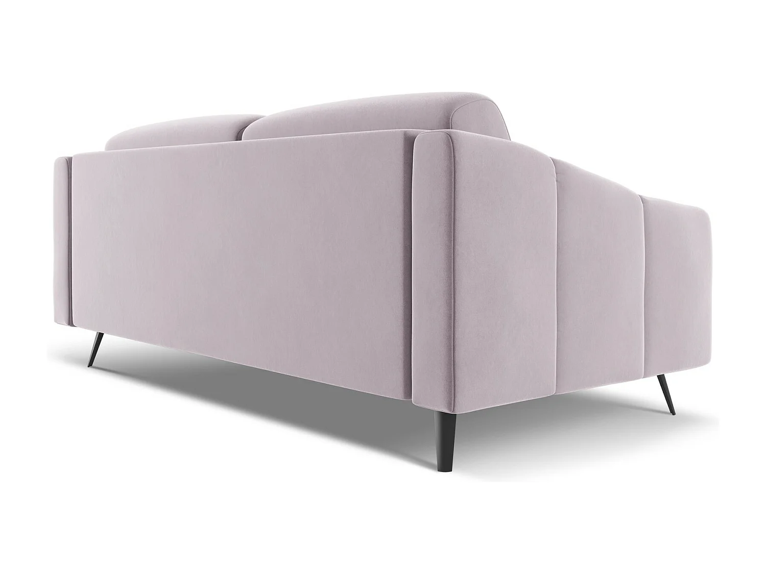 3-Sitzer Sofa - - Samt - Lavendel - NALU