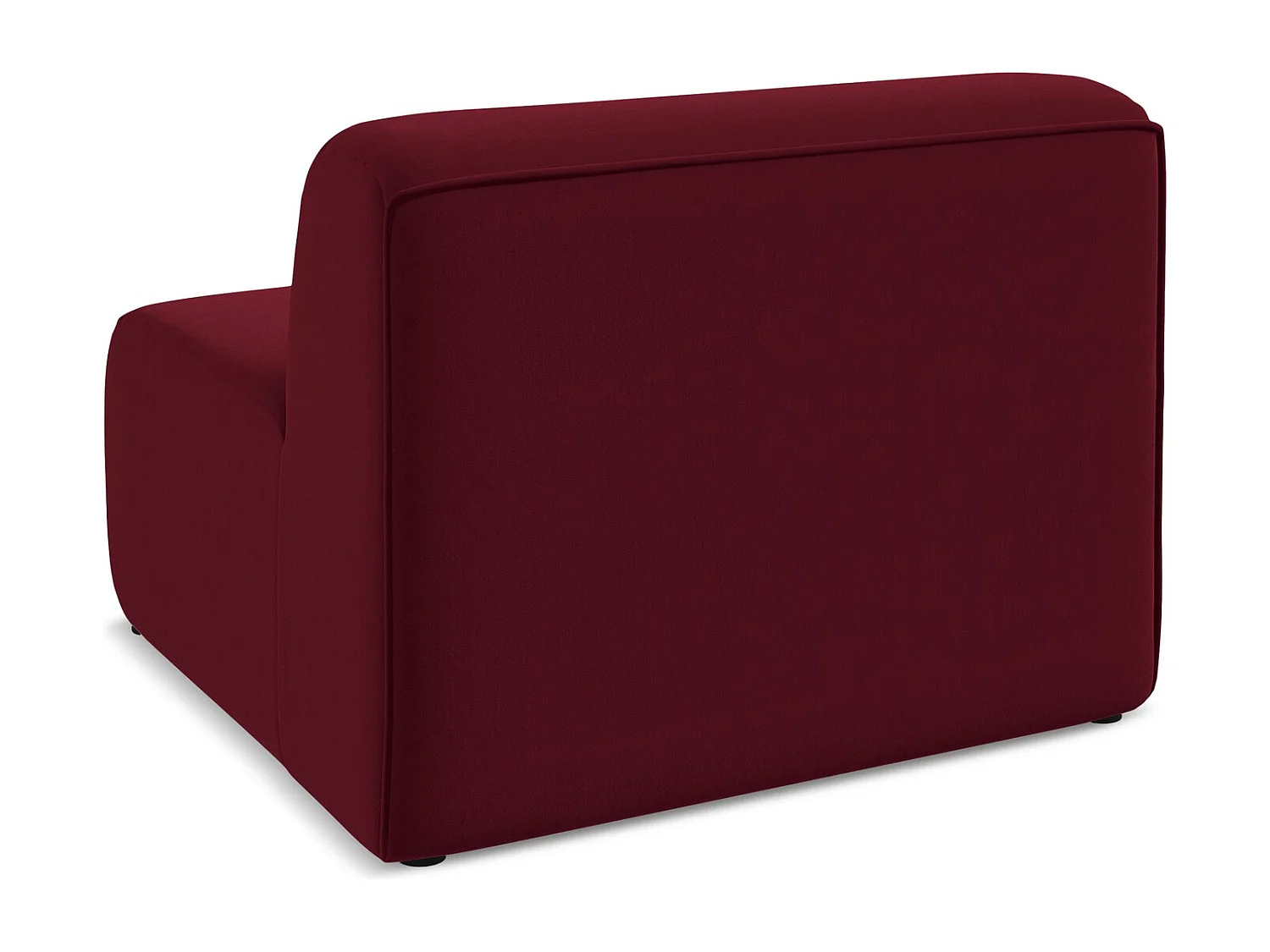 Modular - Mittelsofa - Samt - Burgund - EKAHI