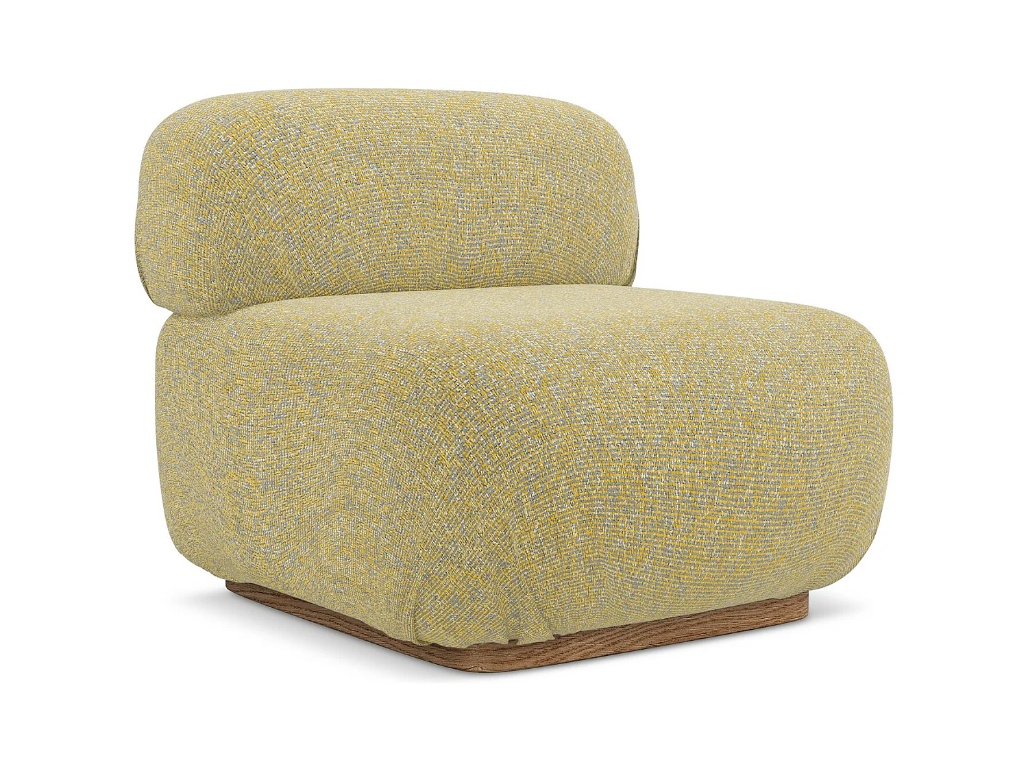 Modular - Mittelsofa - Strukturstoff - Senf - AILANI