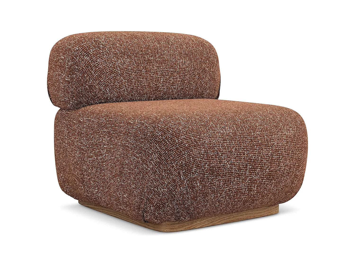 Modular - Mittelsofa - Strukturstoff - Terrakotta - AILANI