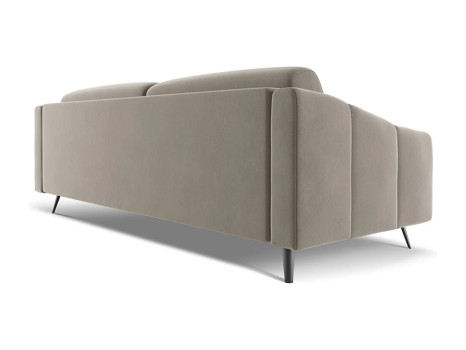 4-Sitzer Sofa - - Samt - Taupe - NALU