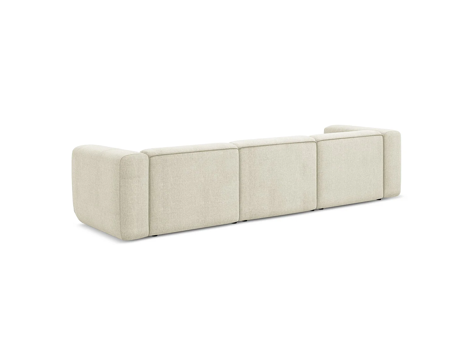 Modulares 4-Sitzer Sofa - - Chenille - Beige - BARI