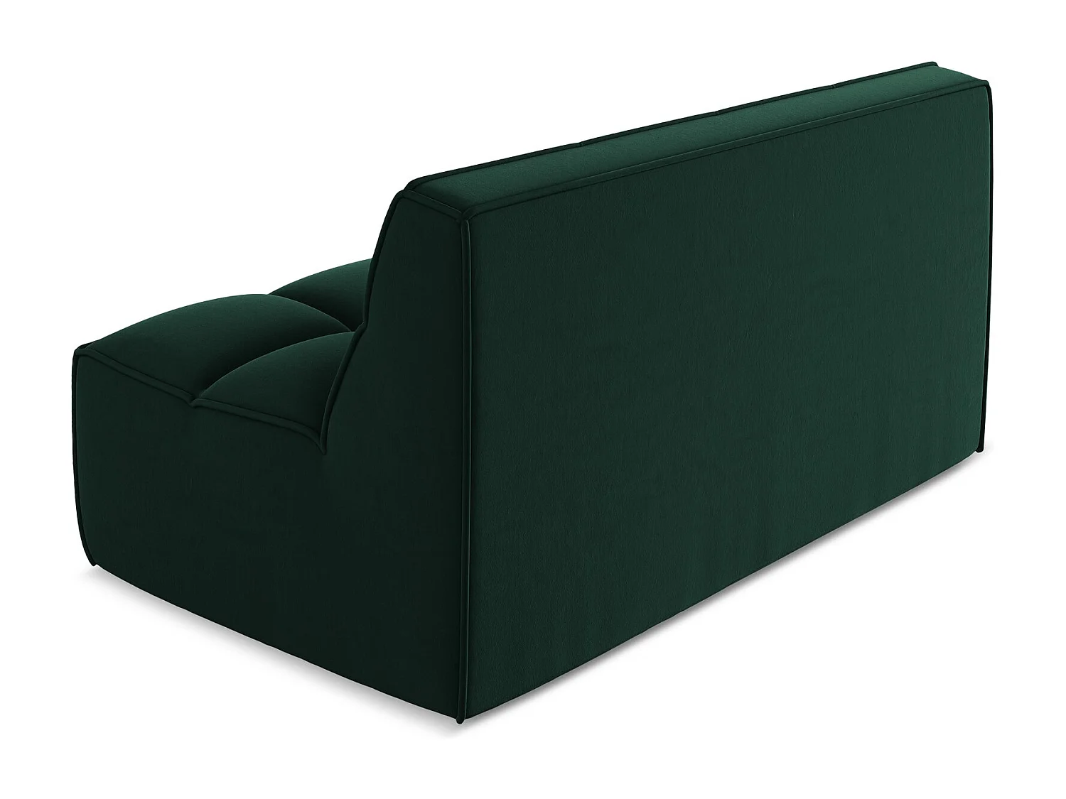 2-Sitzer Sofa - - Samt - Flaschengrün - KALAI