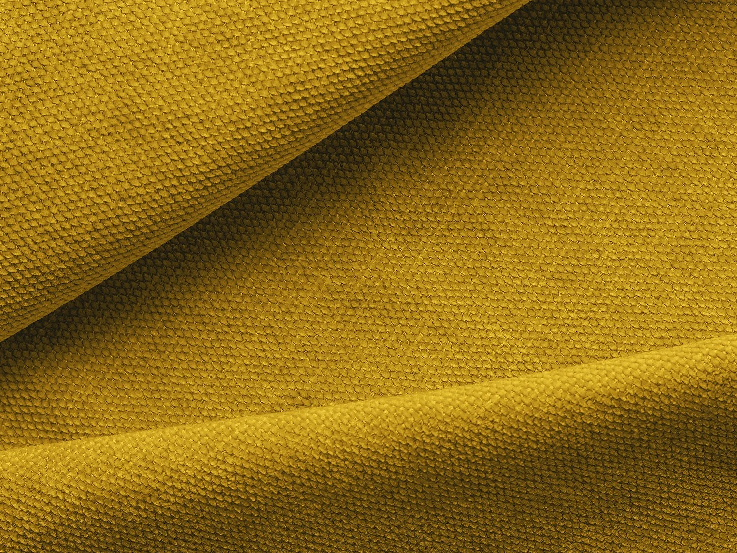 Modulares 4-Sitzer Sofa - - Chenille - Senf - BARI