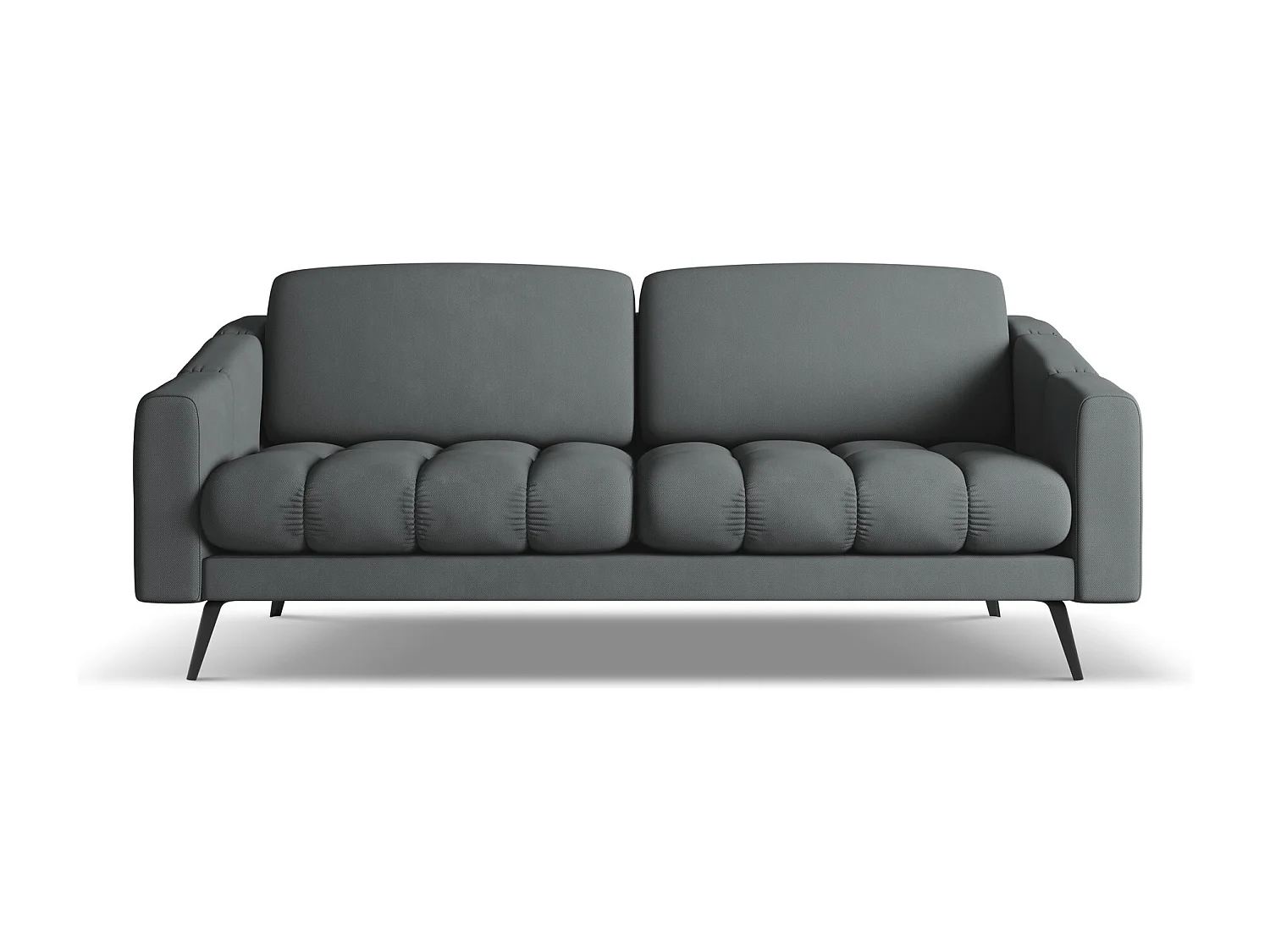 3-Sitzer Sofa - - Chenille - Graphit - NALU