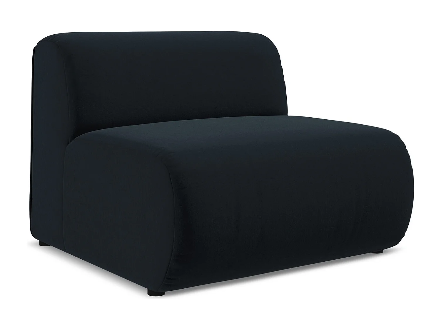 Modular - Mittelsofa - Samt - Königsblau - EKAHI