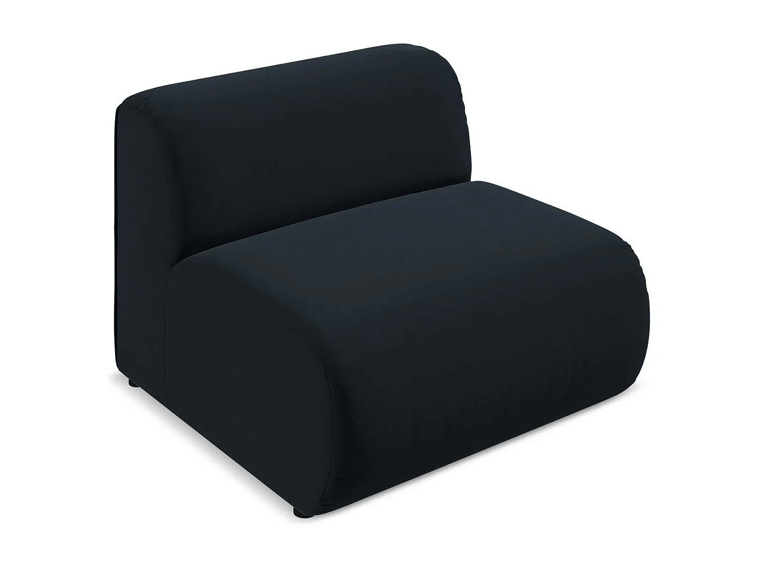 Modular - Mittelsofa - Samt - Königsblau - EKAHI