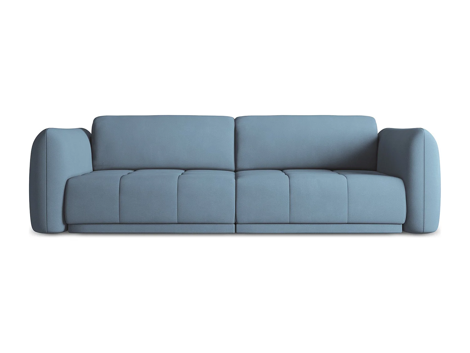 3-Sitzer Sofa - - Chenille - Jeans - HOKU