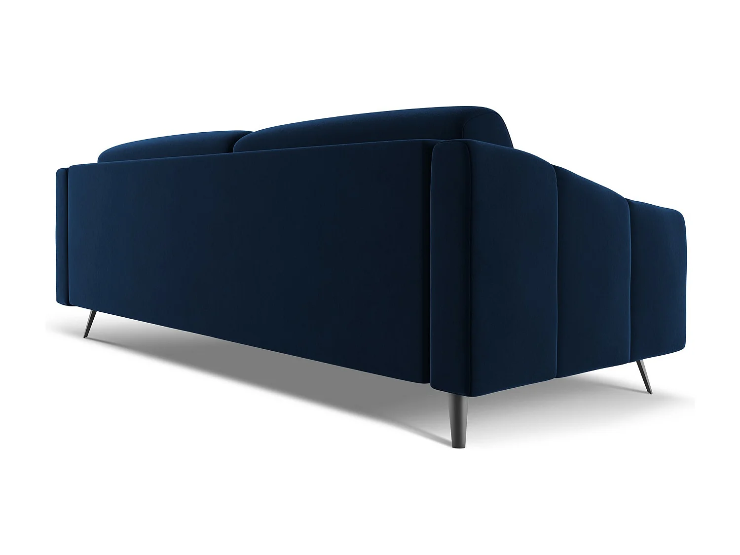 4-Sitzer Sofa - - Samt - Königsblau - NALU