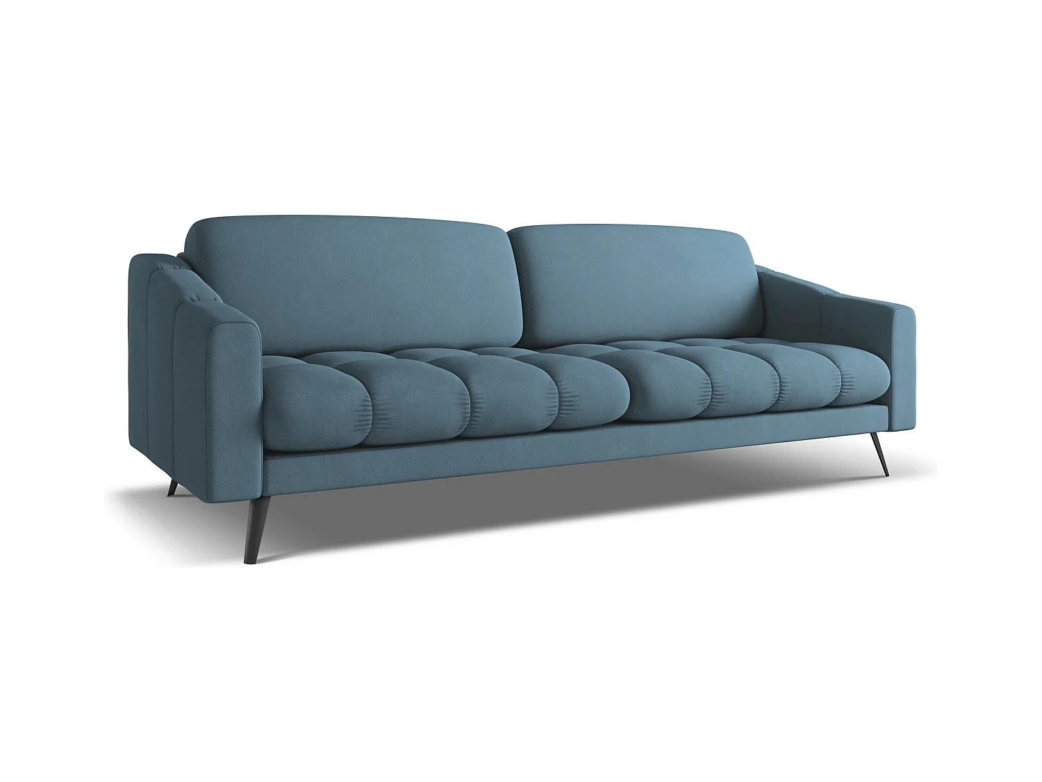 4-Sitzer Sofa - - Chenille - Jeans - NALU