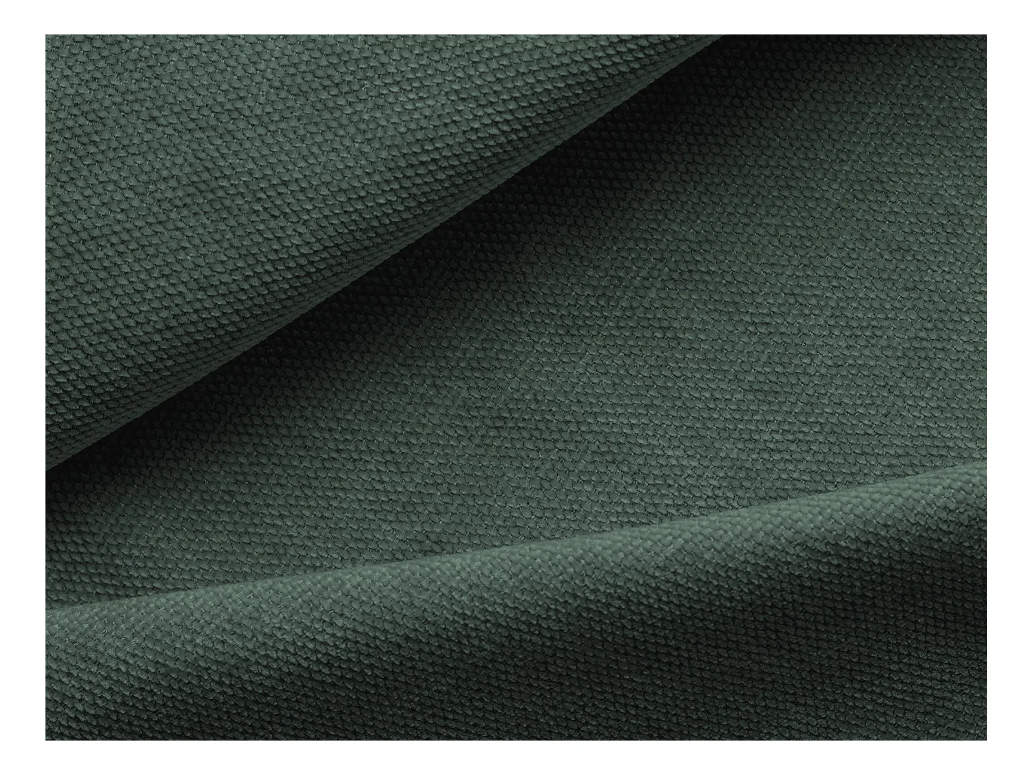 Fauteuil pour canapé modulable en tissu chenille - vert - EKAHI