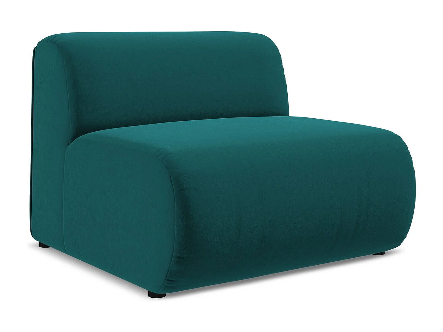 Modular - Mittelsofa - Samt - Marine - EKAHI